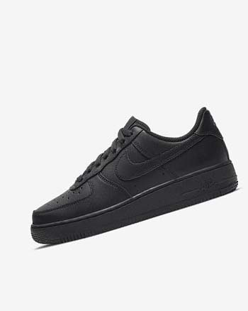 Black / Black / Black / Black Women's Nike Air Force 1 '07 Sneakers | UK3110