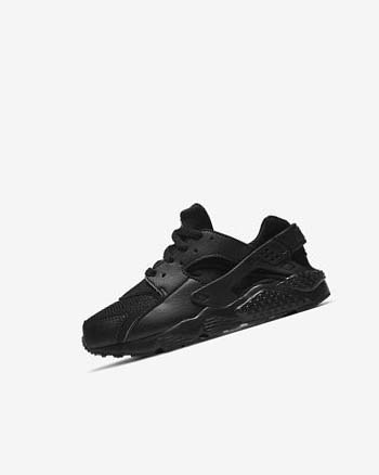 Black / Black / Black Boys' Nike Huarache Run Shoes | UK1165