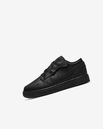 Black / Black / Black Boys' Nike Jordan 1 Low Alt Shoes | UK5364