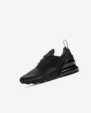 Black / Black / Black Girls' Nike Air Max 270 Casual Shoes | UK5459