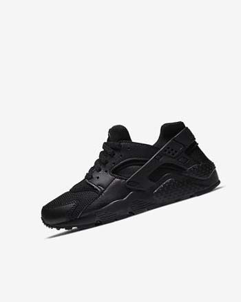 Black / Black / Black Girls' Nike Huarache Run Shoes | UK2784