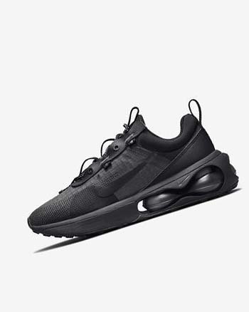 Black / Black / Black Men's Nike Air Max 2021 Casual Shoes | UK2316