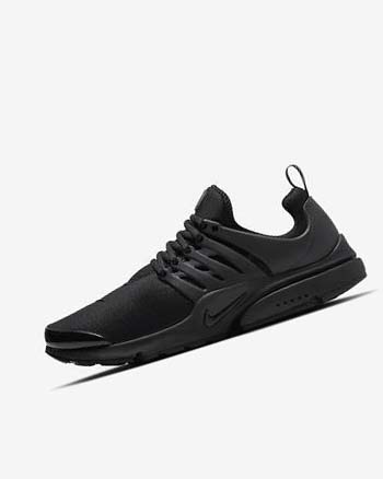 Black / Black / Black Men's Nike Air Presto Sneakers | UK2209