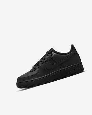 Black / Black Boys' Nike Air Force 1 LE Sneakers | UK2578