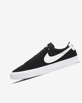 Black / Black / Light Brown / White Women's Nike SB Zoom Blazer Low Pro GT Skate Shoes | UK5379