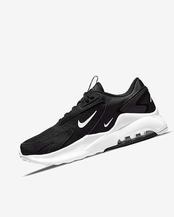 Black / Black / White Women's Nike Air Max Bolt Sneakers | UK2600