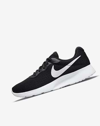 Black / Black / White Women's Nike Tanjun Sneakers | UK4674