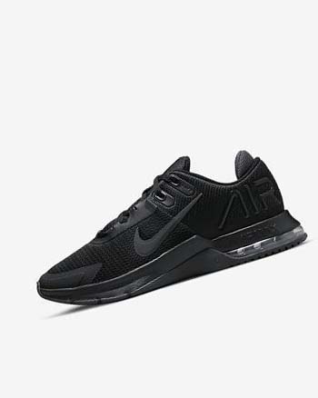 Black / Dark Grey / Black Men's Nike Air Max Alpha Trainer 4 Training Shoes | UK2327