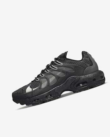 Black / Dark Grey / Dark Grey / Light Green Men's Nike Air Max Terrascape Plus Casual Shoes | UK5021