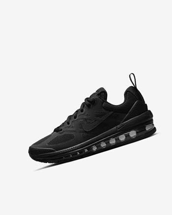 Black / Dark Grey Girls' Nike Air Max Genome Casual Shoes | UK2380