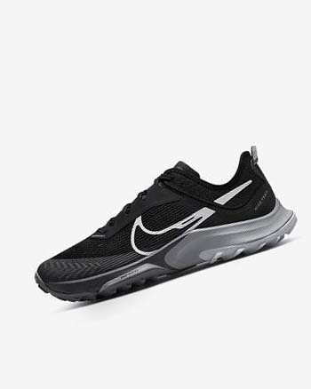 Black / Dark Grey / Grey / Platinum Men's Nike Air Zoom Terra Kiger 8 Trail Running Shoes | UK2685