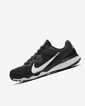 Black / Dark Grey / Grey / White Women's Nike Juniper Trail Trail Running Shoes | UK1125