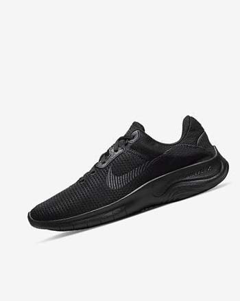 Black / Dark Grey Men's Nike Flex Experience Run 11 Next Nature Running Shoes | UK2696