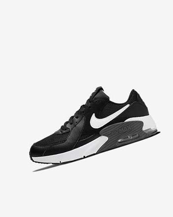 Black / Dark Grey / White Boys' Nike Air Max Excee Sneakers | UK5383