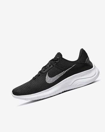 Black / Dark Grey / White Women's Nike Flex Experience Run 11 Next Nature Running Shoes | UK2774