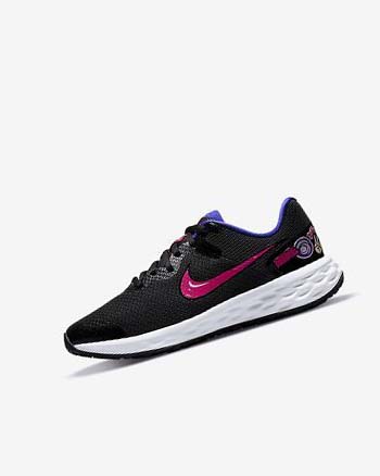 Black Girls' Nike Revolution 6 SE Running Shoes | UK2791