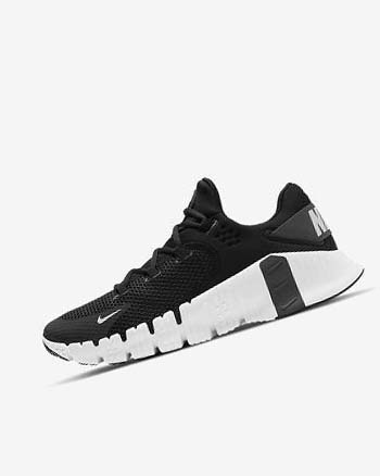 Black / Grey / Black Men's Nike Free Metcon 4 Training Shoes | UK4885