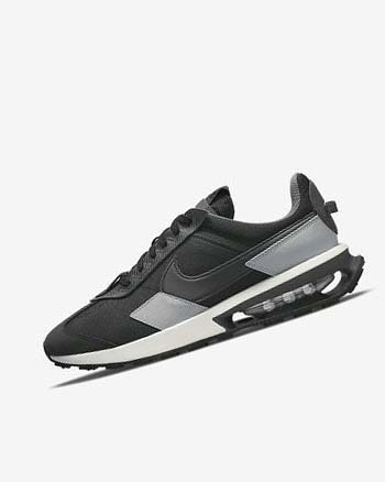 Black / Grey / Grey / Dark Grey Men's Nike Air Max Pre-Day Sneakers | UK2806