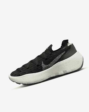 Black / Grey Men's Nike Space Hippie 04 Sneakers | UK3143