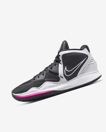 Black / Grey / Pink / White Men's Nike Kyrie Infinity Basketball Shoes | UK4712