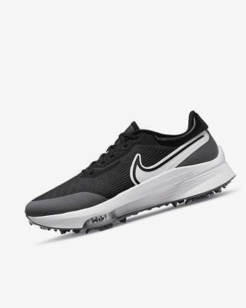 Black / Grey / Turquoise / White Men's Nike Air Zoom Infinity Tour NEXT% Golf Shoes | UK2269