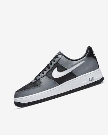 Black / Grey / White Men's Nike Air Force 1 '07 LV8 Sneakers | UK2750