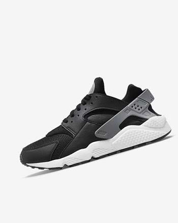 Black / Grey / White Men's Nike Air Huarache J22 Sneakers | UK4546