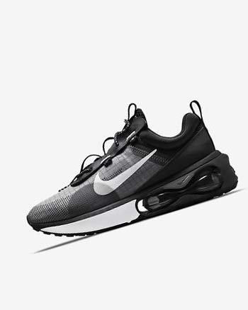 Black / Grey / White Men's Nike Air Max 2021 Casual Shoes | UK2856