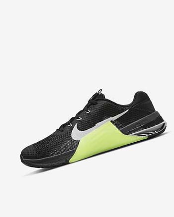 Black / Grey / White Men's Nike Metcon 7 Training Shoes | UK5009