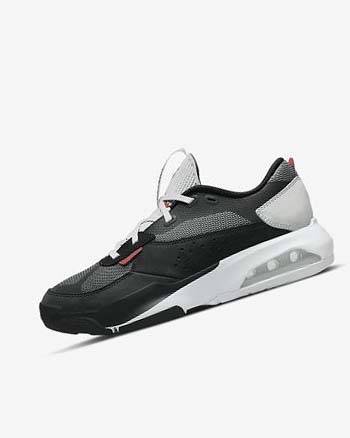 Black / Grey / White / Red Men's Nike Jordan Air 200E Sneakers | UK2744