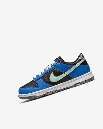 Black / Light Blue / Pink / Mint Boys' Nike Dunk Low SE Sneakers | UK4789