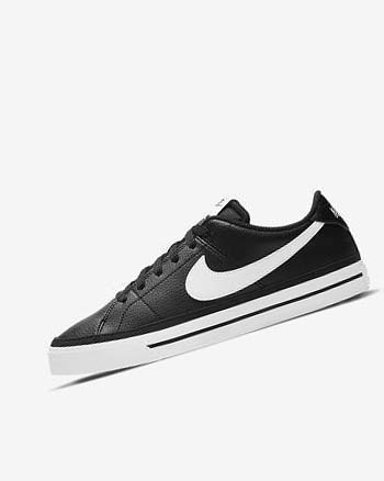 Black / Light Brown / White Men's Nike Court Legacy Sneakers | UK2923