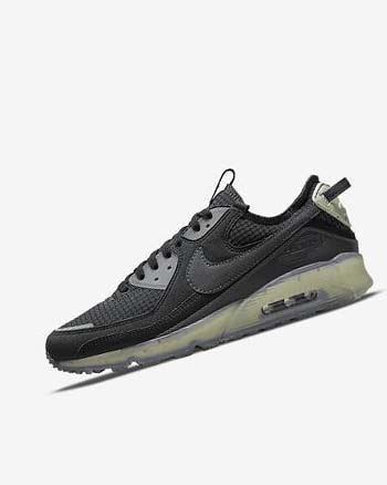 Black / Light Green / Dark Grey / Dark Grey Men's Nike Air Max Terrascape 90 Sneakers | UK2921