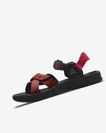 Black Men's Nike ACG Air Deschutz + Sandals | UK2535