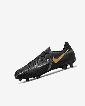 Black / Metal Gold / Dark Grey / Metal Dark Grey Boys' Nike Jr. Phantom GT2 Academy MG Football Boots | UK2622