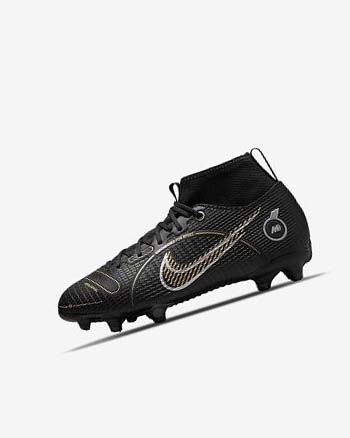 Black / Metal Silver / Grey / Metal Gold Boys' Nike Jr. Mercurial Superfly 8 Academy MG Football Boots | UK2827