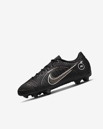 Black / Metal Silver / Grey / Metal Gold Girls' Nike Jr. Mercurial Vapor 14 Academy MG Football Boots | UK4796