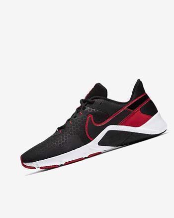 Black / Red / White / Black Men's Nike Legend Essential 2 Training Shoes | UK3239