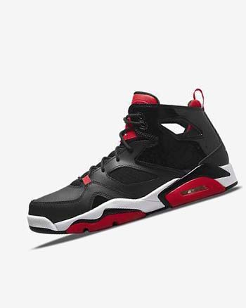 Black / Red / White Men's Nike Jordan Flight Club '91 Basketball Shoes | UK2464