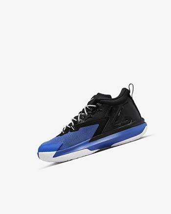 Black / Royal / White Boys' Nike Zion 1 Basketball Shoes | UK2472