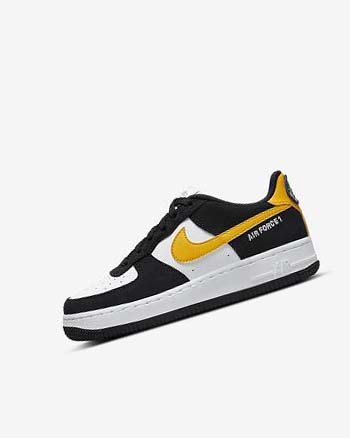 Black / White / Black / Dark Boys' Nike Air Force 1 LV8 Sneakers | UK2211