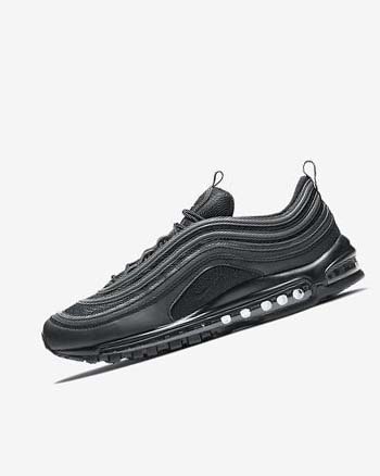 Black / White / Black Men's Nike Air Max 97 Casual Shoes | UK2975