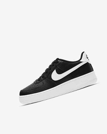 Black / White Boys' Nike Air Force 1 Sneakers | UK4777