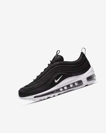 Black / White Boys' Nike Air Max 97 Casual Shoes | UK2383