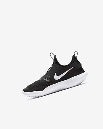 Black / White Boys' Nike Flex Runner Shoes | UK4554