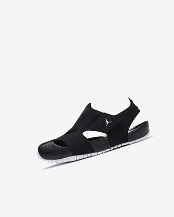 Black / White Boys' Nike Jordan Flare Shoes | UK2346