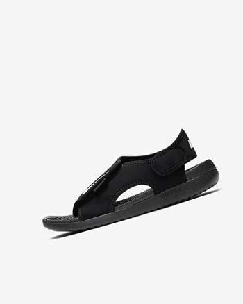 Black / White Boys' Nike Sunray Adjust 5 V2 Sandals | UK5400