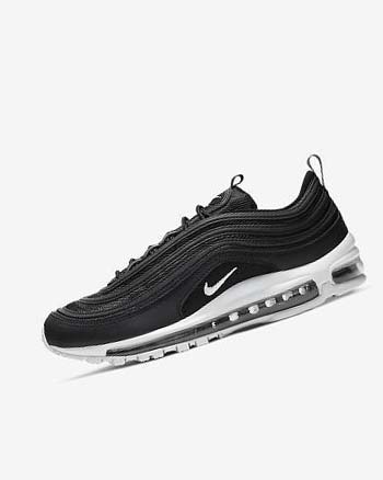 Black / White Men's Nike Air Max 97 Casual Shoes | UK2953