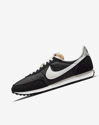 Black / White Men's Nike Waffle Trainer 2 Casual Shoes | UK3240