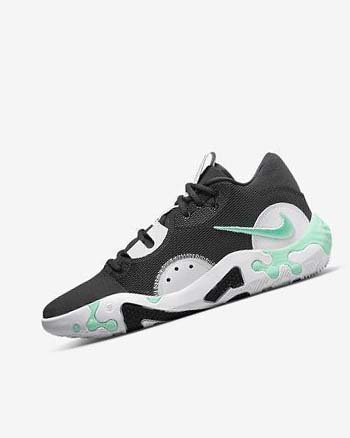 Black / White / Mint Men's Nike PG 6 Basketball Shoes | UK4884